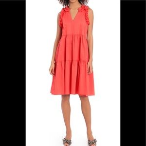 🚫⭐️SOLD⭐️🚫Maggy London Ruffle Trapeze Dress 2